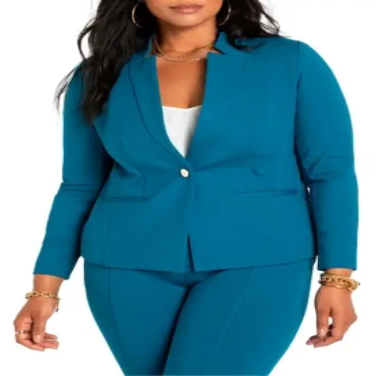 ELOQUII Women&rsquo;s Plus Size The Ultimate Stretch Suit Blazer image {3}