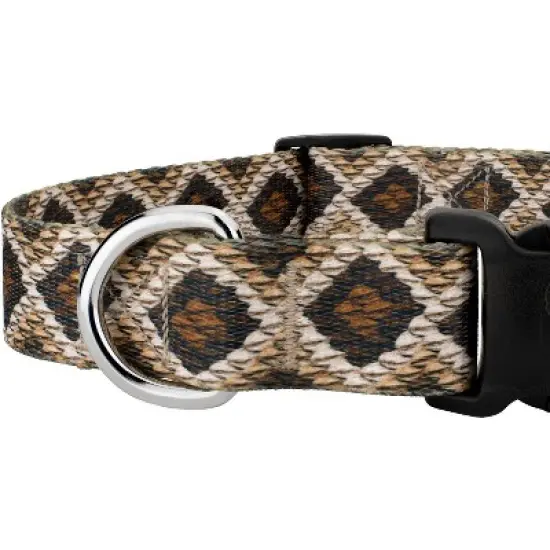 Country Brook Petz Deluxe Rattlesnake Dog Collar- Made In The U.S.A. (5/8 Inch, Small) image {3}