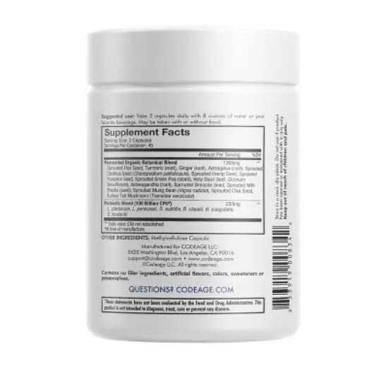 Codeage SBO Probiotic 100 Billion Capsules - 90ct image {1}