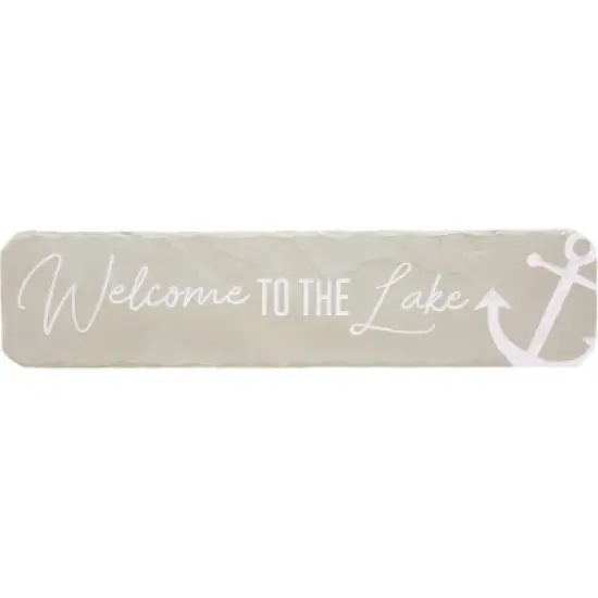 Pavilion Gift Company - Lake - 16" x 3.75" Garden Stone - Stepping Stones and Pathways image {7}