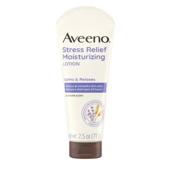 Aveeno Stress Relief Moisturizing Body Lotion with Lavender Scent, Natural Oatmeal to Calm and Relax image {3}