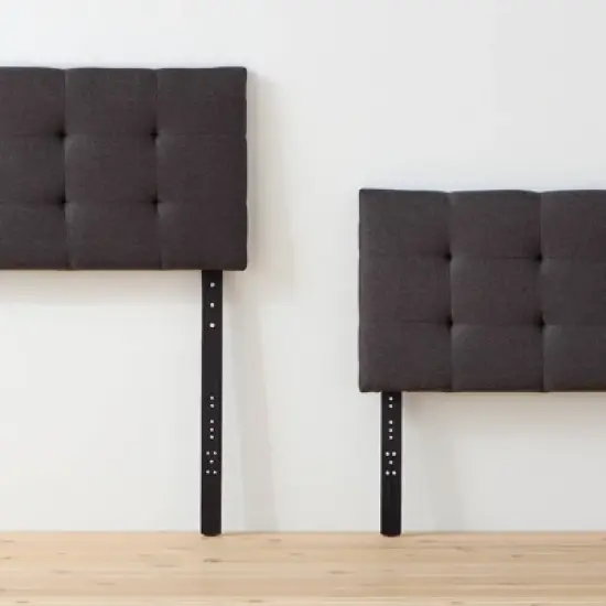 Emmie Adjustable Upholstered Headboard with Square Tufting - Brookside Home image {6}