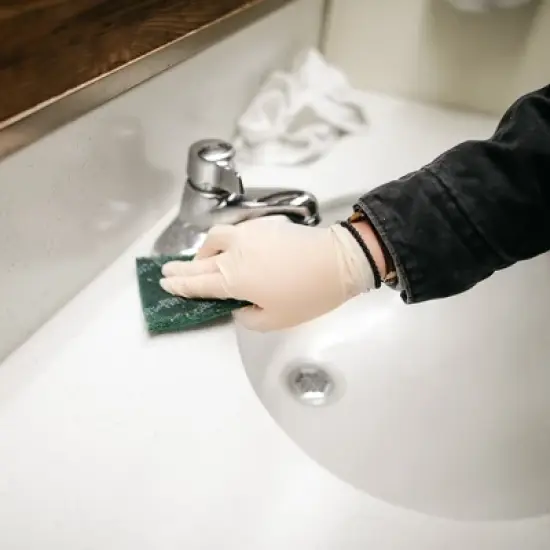 GLOVEWORKS Heavy-Duty Ivory Latex Gloves - Industrial Grade - Perfect for Mechanics, Commercial Cleaning, Household Use, Painting, Plumbing, and more image {5}