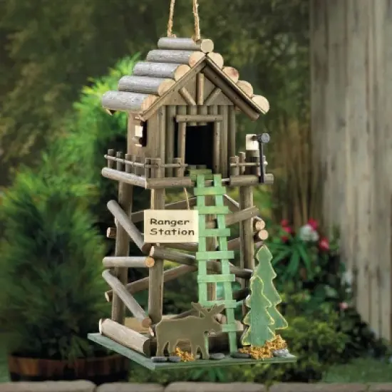 Zingz & Thingz Ranger Station Bird House image {2}