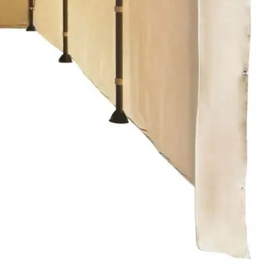 Caravan Canopy Mega Domain Carport 4 Sidewalls, Tan (Sidewalls Only) image {2}