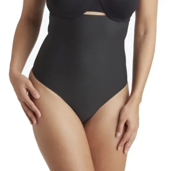 TC Fine Intimates Womens Sleek Essentials Hi Waist Thong image {2}