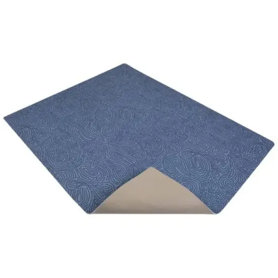 Drymate 19"x24" Dish Drying Mat - Borage Blue Stucco: Kitchen Drying Mat for Dishes, Machine Washable, Polyester image {7}