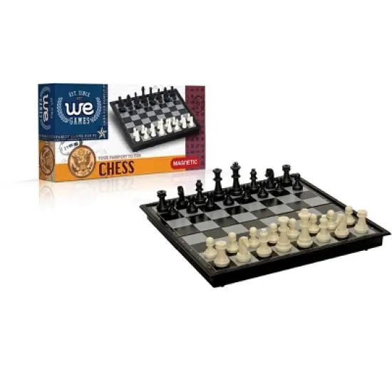 WE Games Travel Magnetic Folding Chess Set image {5}