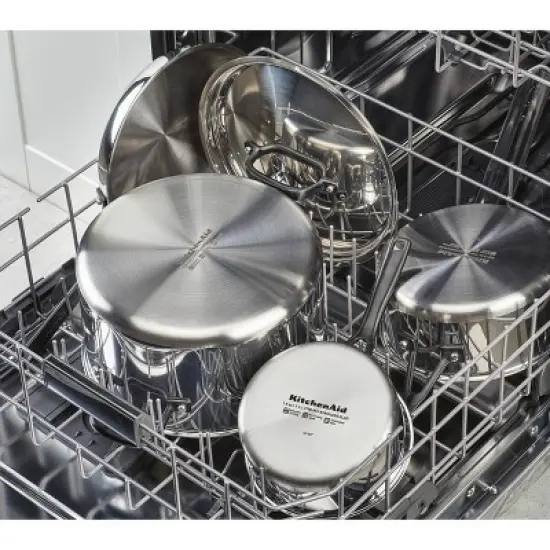 KitchenAid 5-Ply Clad Stainless Steel 8.25" Nonstick Frying Pan image {8}