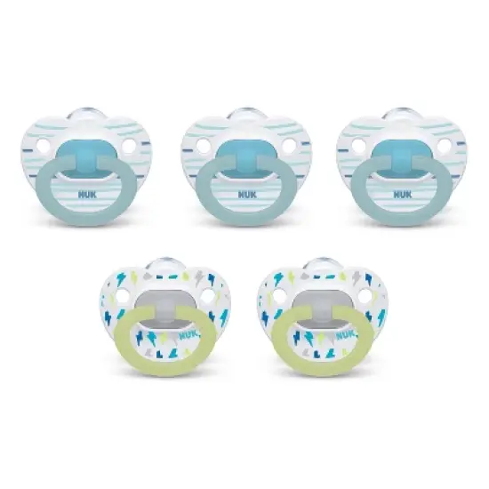 NUK Classic Pacifier 6-18 Months - Value Pack - Neutral image {4}