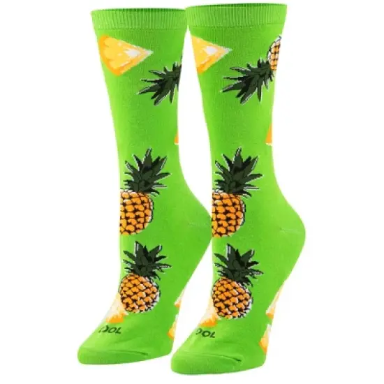 Cool Socks, Cute Fun Fruit Print Novelty Crew Socks for Women image {9}