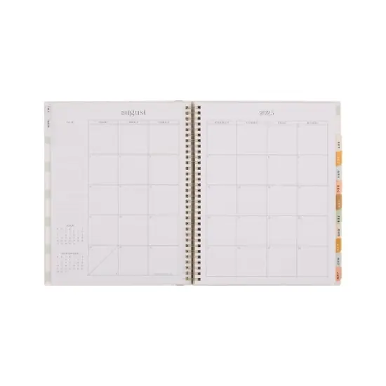 Happy Brands Organized July 2025 - June 2026 Weekly/Monthly Planner 9.37"x11.12" Soft Summer image {4}