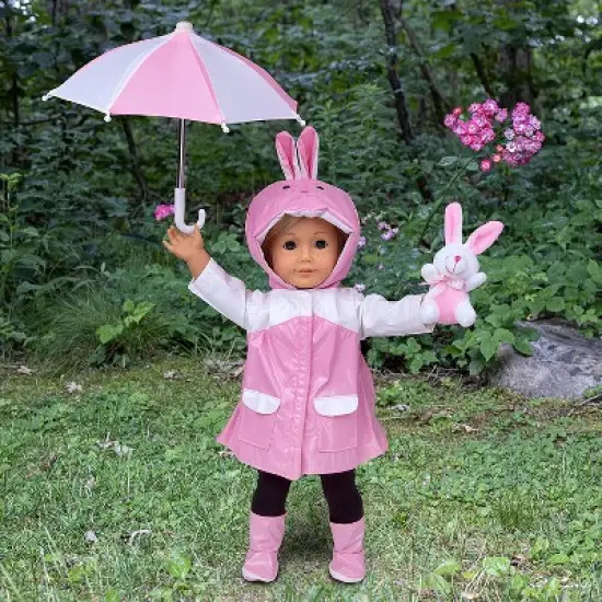 Dress Along Dolly Easter Bunny Rain Outfit for American Girl Doll image {3}