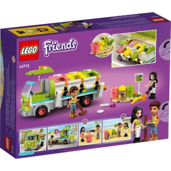 LEGO Friends Recycling Truck Toy Educational Playset 41712 image {3}