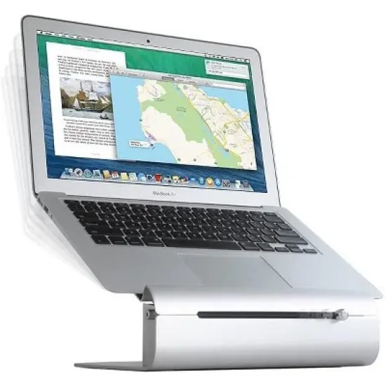 Rain Design iLevel Adjustable Laptop Stand for Macbook - Silver image {2}