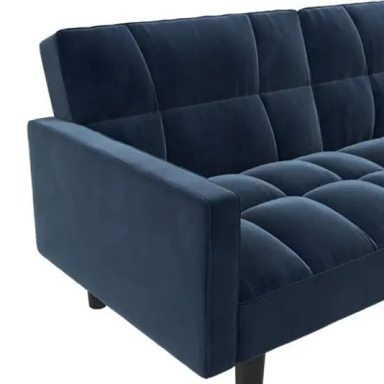 Holly Convertible Sofa Sleeper Futon with Arms - Room & Joy image {10}