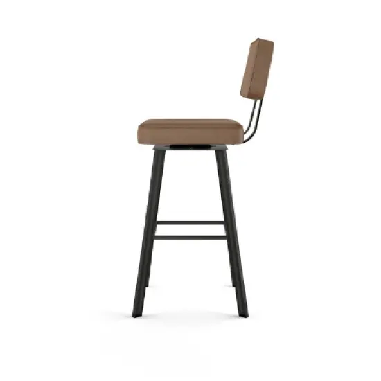 26.75" Clarkson Swivel Counter Height Barstool - Amisco image {2}