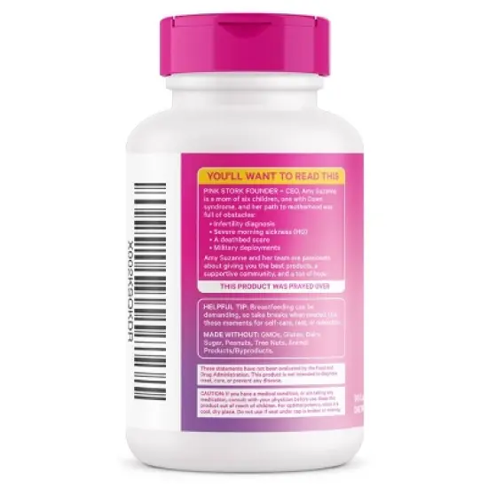 Pink Stork Total Lactation Probiotic Dietary Supplement Capsule - 30ct image {2}