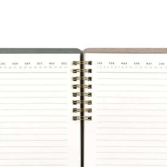 Altitude 160pg Ruled Journal with Folder Cover 7"x9" Dark Sage Arch image {6}