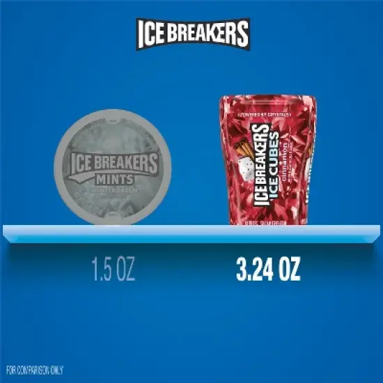 Ice Breakers Ice Cubes Cinnamon Sugar Free Chewing Gum - 3.24oz image {6}