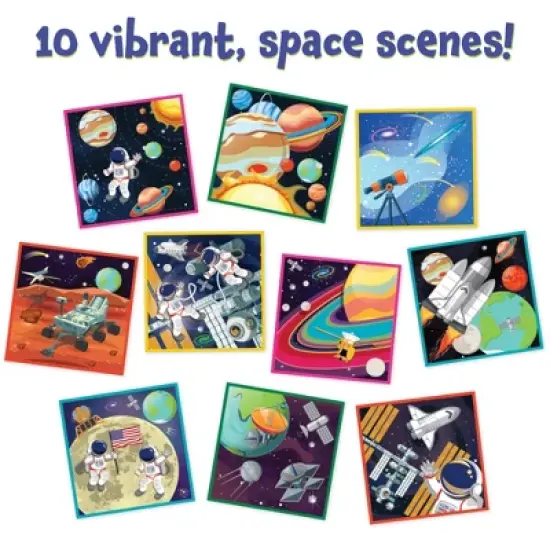READY 2 LEARN&trade; Magic Scratch Paper, Space image {1}
