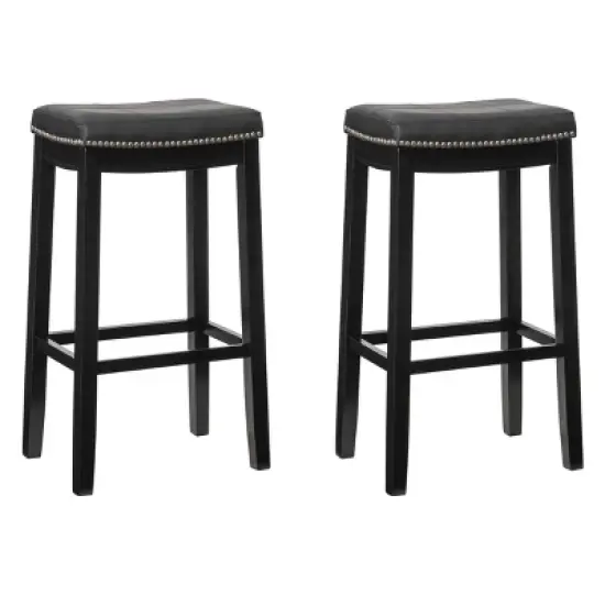 Set of 2 Claridge Barstools - Linon image {14}