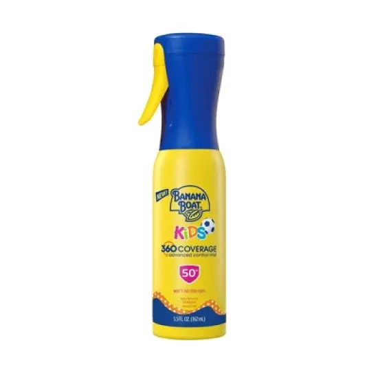 Banana Boat Kids' 360 Coverage Advanced Control Mist Sunscreen Sprayer - SPF 50 - 5.5 fl oz image {8}