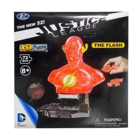 Eaglemoss Limited DC The Flash 72 Piece 3D Jigsaw Puzzle | Crystal Color image {1}