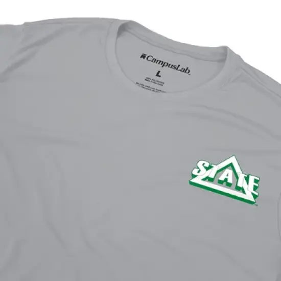 Men's Delta State University Men's Sport Active T-Shirt Left Chest Logo image {3}