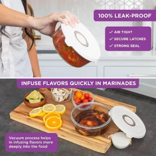 Hold N&rsquo; Storage - Vacuum Food Storage Containers and Electronic Pump image {7}