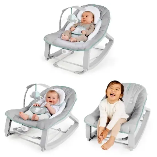 Ingenuity Keep Cozy 3-in-1 Grow with Me Baby Bouncer, Rocker & Toddler Seat - Weaver image {1}