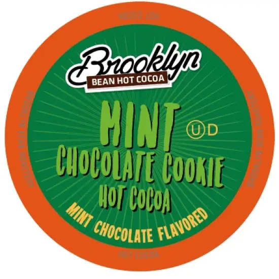 Brooklyn Bean Roastery Flavored Mint Choc Cookie Hot Cocoa pods,2.0 Keurig,40 Ct image {11}