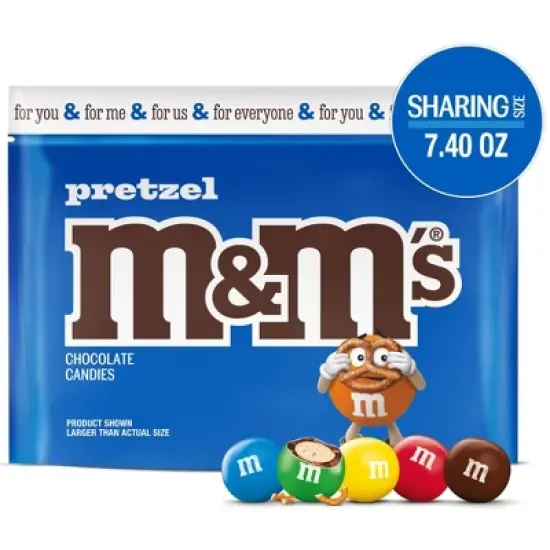 M&M's Pretzel Sharing Size Chocolate Candies - 7.4oz image {9}