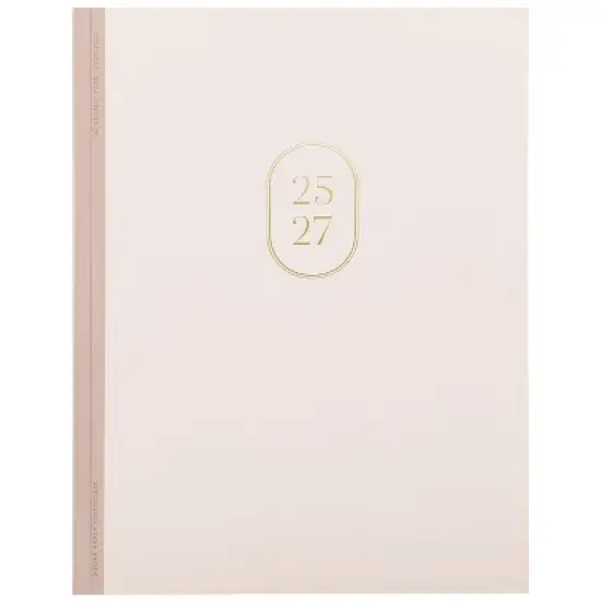 Sugar Paper Essentials 2025-2027 Monthly Planner 1/4"x8-9/16"x11" Pale Pink with Rose image {6}