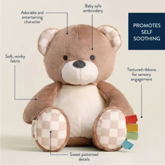 Itzy Ritzy Sweetie Snuggles Plush Stuffed Animal - Bear image {3}
