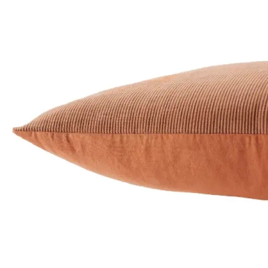 22"x22" Oversize Parvati Geometric Poly Filled Square Throw Pillow Mauve/Terracotta - Jaipur Living image {2}