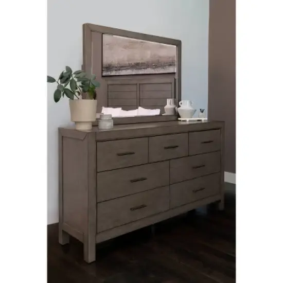 5pc Alix Bedroom Set Gray - Abbyson Living image {4}