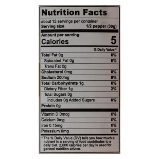 Divina Roasted Yellow Peppers - Case of 6/16.2 oz image {5}