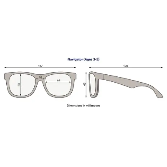 Babiators Original Navigator - Jet Black Smoke Lens - 3-5 Years image {5}