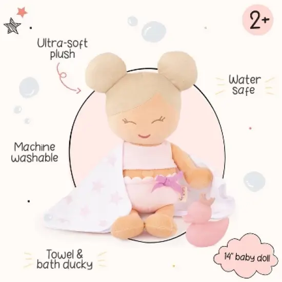 LullaBaby Bath Plush Doll For Real Water Play image {2}