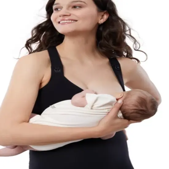 Ingrid & Isabel Maternity Seamless Nursing Sports Bra Bundle 2 Pack image {4}