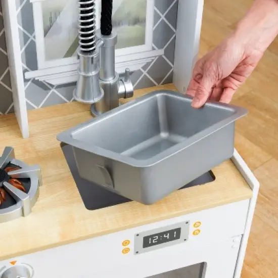 Kidkraft Let's Cook Wooden Play Kitchen image {4}