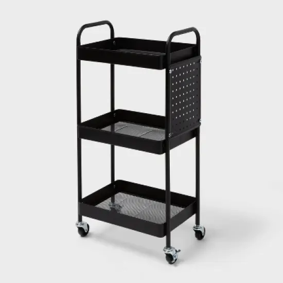 3 Tier Pegboard Cart - Brightroom&trade; image {3}