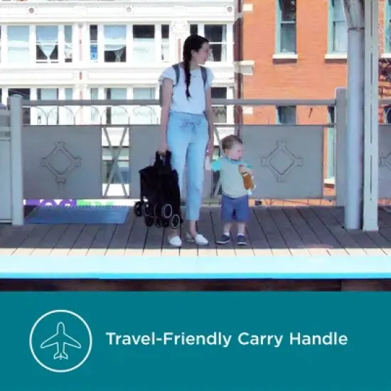 Contours Itsy Lightweight Stroller - Black image {15}