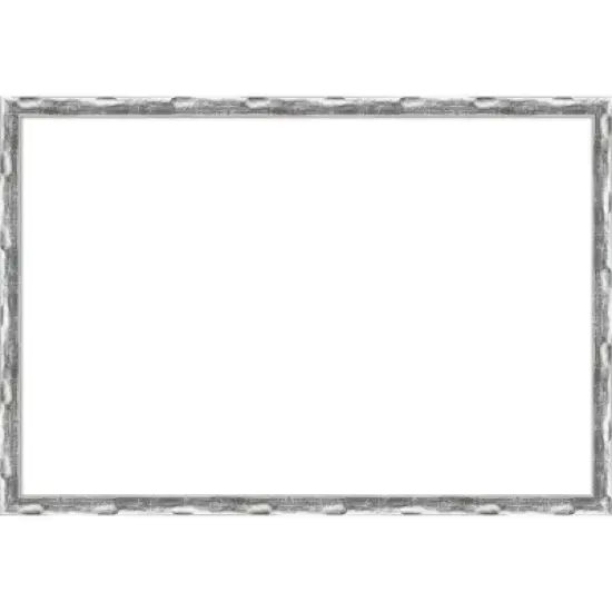 Amanti Art Scratched Wave Chrome Framed Dry Erase Magnetic Board image {16}