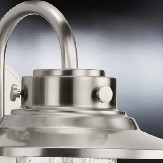 Urban Ambiance Luxury Coastal Outdoor Wall Sconce 11''H x 9''W,  Stainless Steel Finish,  Santa-Ana Collection, UHP1323 image {6}