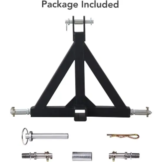 3 Point Hitch 2&iexcl;&plusmn; Receiver Quick Hitch Compatible,3 Pt Quick Hitch Farm Equipment and Subcompact Trailer Hitch for Tractor image {4}