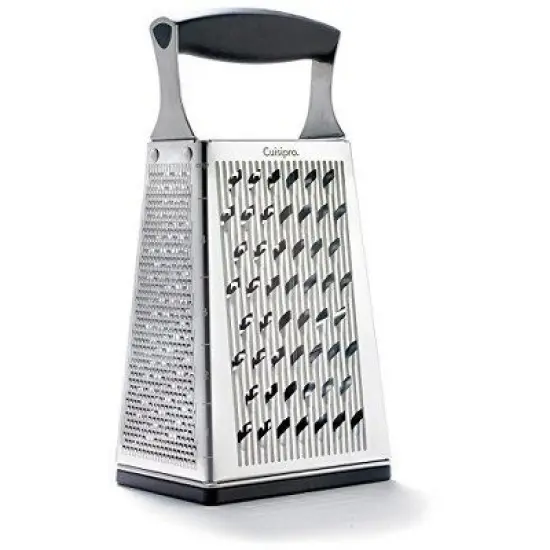 Cuisipro 4 Sided Box Grater, Regular, Stainless Steel image {4}