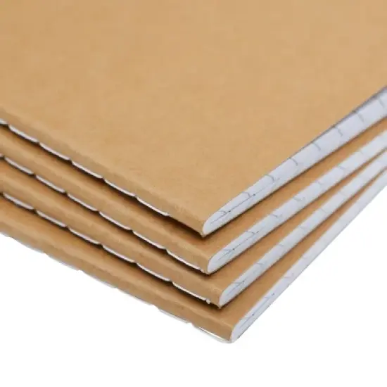 Paper Junkie 12 Pack Small Pocket Notepad, Kraft Paper Cover To Do List Notebook, Memo, Top Bound, 64 Lined Pages Each (2.7x4.5 In) image {6}