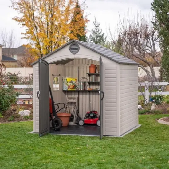 Lifetime 8 ft. x 7.5 ft. Outdoor Storage Shed (6411) image {9}